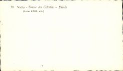 CPM Vichy Source des Celestins Entree