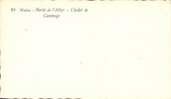 CPM Vichy Bords de l'Allier Chalet de canotage