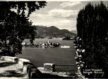 MODERNE KARTE Italien Italien Lago Maggiore isolierte dei Pescatori