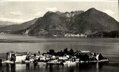 MODERNE KARTE Italien Italien Lago Maggiore isolierte schones