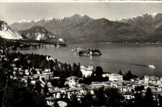 MODERNE KARTE Italien Italien Lago Maggiore Stresa E isolierte sie