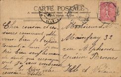 Paris CPA Trocadero seen of the bridge of iena