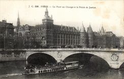 Paris CPA Pont au change et palais de justice