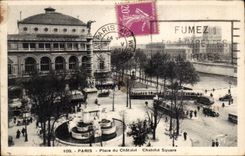Paris CPA Place du Chatelet 