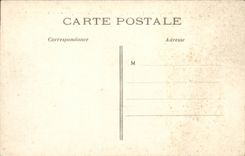 Paris CPA Panorama taken of Arc de Triomphe of the star Eiffel Tower