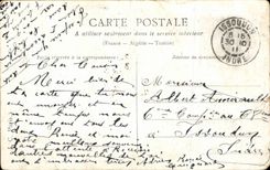 CPA Fantasy Man Celebrates stopped Militaria