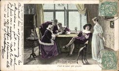 CPA Fantasy Chocolate Vinay It is the heart which gains Cyrano of Bergerac