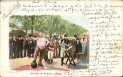 CPA Hercules Fantasy on the public place Louit Chocolate