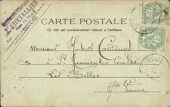 CPA Hercules Fantasy on the public place Louit Chocolate