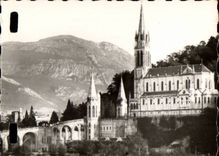 Lourdes MODERN CARD Gave the basilica