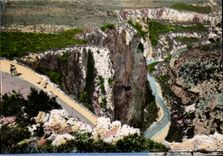 MODERN CARD Excursion of the gorges of the Verdon the procession of the riders