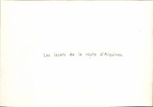 MODERN CARD Excursion of the gorges of the Verdon laces of the road of Aiguines