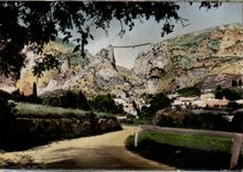 MODERN CARD Excursion of the gorges of the Verdon Moustiers Sainte Marie