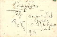 Paris CPA the Pantheon and Statue of JJ Rousseau