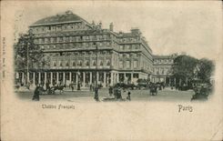 CPA Paris Theatre francais (en relief)