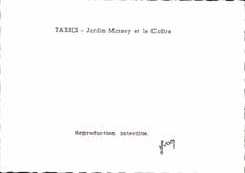 Tarbes C¨PSM the Massey garden and the cloister