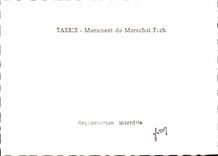 Tarbes CPSM Monument of the Foch Marshal