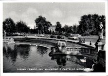 Italia italie Torino Parco del Valentino e Castello Mediovale
