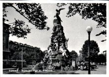 Italia italie Torino Monumento Al Frejus