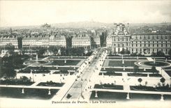 Paris CPA Panorama de Paris Les Tuileries 
