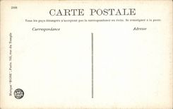 Paris CPA the church and the public garden of the Trinity