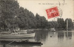 Paris CPA Bois de Boulogne Le lac