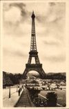 Paris CPA Eiffel Tower