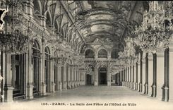 Paris CPA Salle des fetes de l'hotel de ville