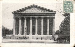 Paris CPA Church of the madeleine