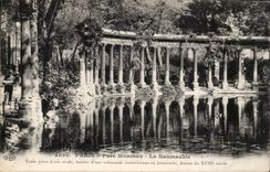 Paris CPA Park Heap Naumachie