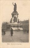 Paris CPA Monument of the Republic