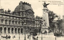 Paris CPA Cour du CArrousel