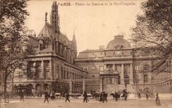 Paris CPA palais de justice et la Sainte chapelle