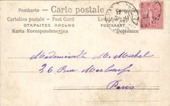 Paris CPA Souverains d' italie a Paris Boulevard de Montmartre