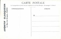 Paris CPA Gate Saint Martin Clacquesin Coffees