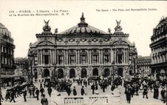 Paris CPA Opera Metro