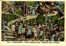 CPSM Italy Italia Rammed Camposanto Parte Sinistra LED trionfo della Morte