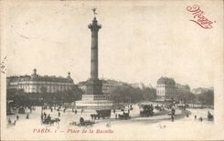 Paris CPA Places Bastille