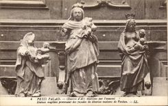 Paris CPA Small palace Works of art mutilees by the enemy