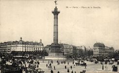 Paris CPA Places Bastille