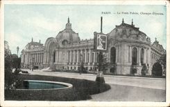 Paris CPA the small palace Champs Elysees