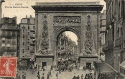 Paris CPA Gate Saint Denis