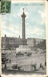 Paris CPA the Bastille and the column of July