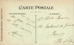 CPA FAntaisie Fleurs Bonne annee