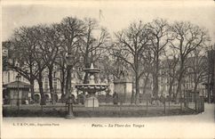 Paris CPA La place des Vosges