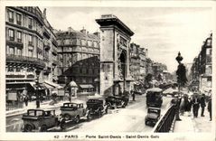 Paris CPA Gate St Denis