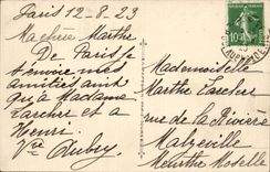 Paris CPA Together of the place of the Republic