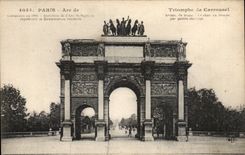 Paris CPA Arc de triomphe du cArrousel