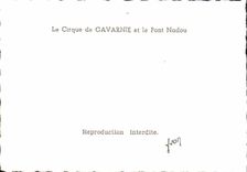 CPSM the circus of Gavarnie and the Nadou bridge