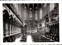 CPSM Saint Bertrand de Comminges Chorus der Kathedralestalle der Vorlagenofenbrucke